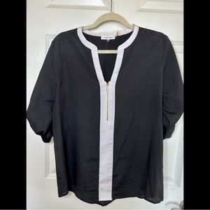 Adjustable Sleeve Calvin Klein Blouse